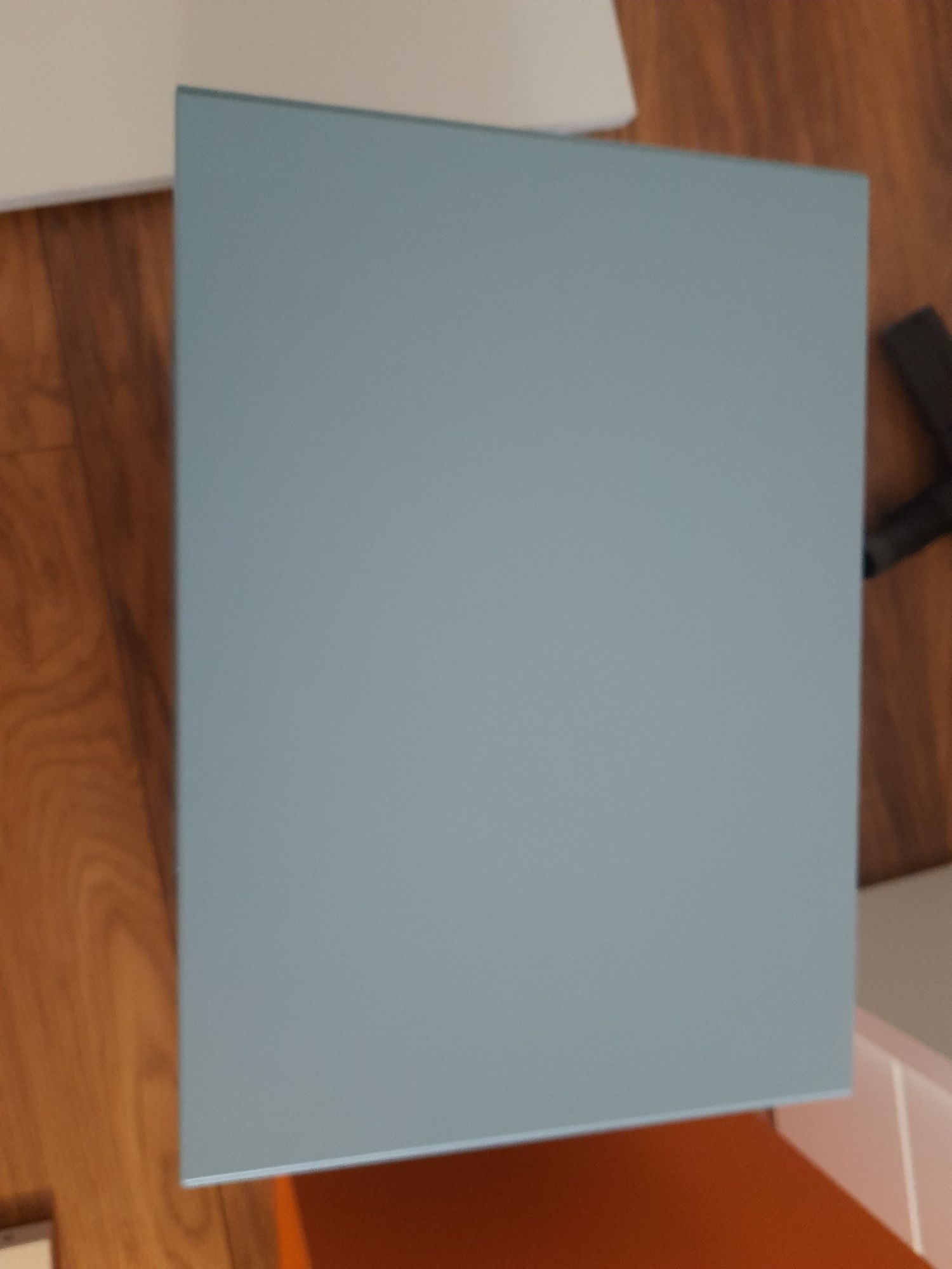 2 szafki ecket ikea pomaranczowa niebieska