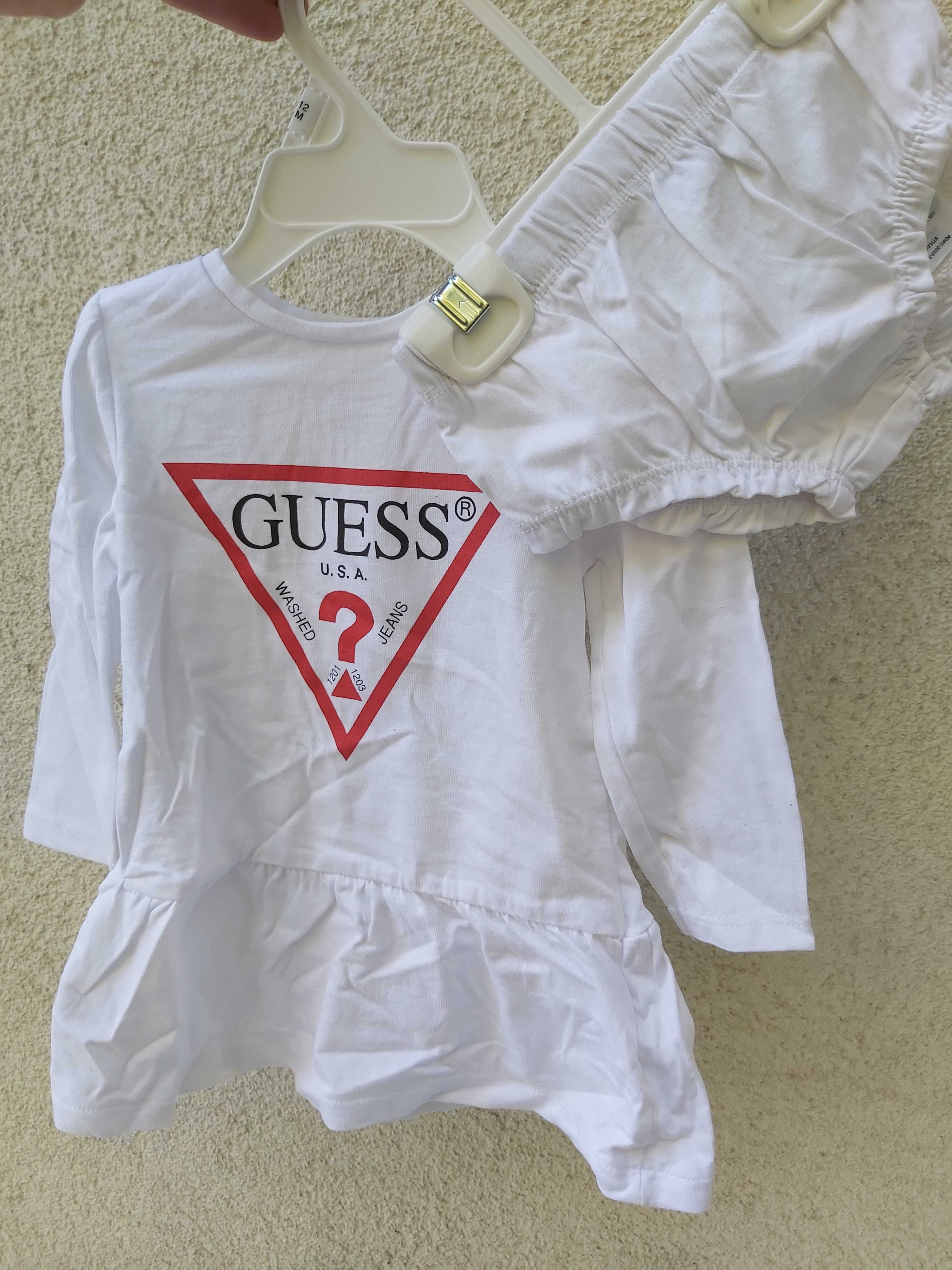 Nowy zestaw sukienka majtki GUESS 12m 86