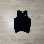 Чорна Майка Джимшарк Gymshark White Logo, розмір M, оригінал