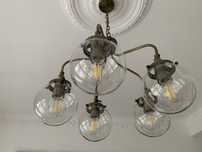 Lampa żyrandol loft vintage industrial