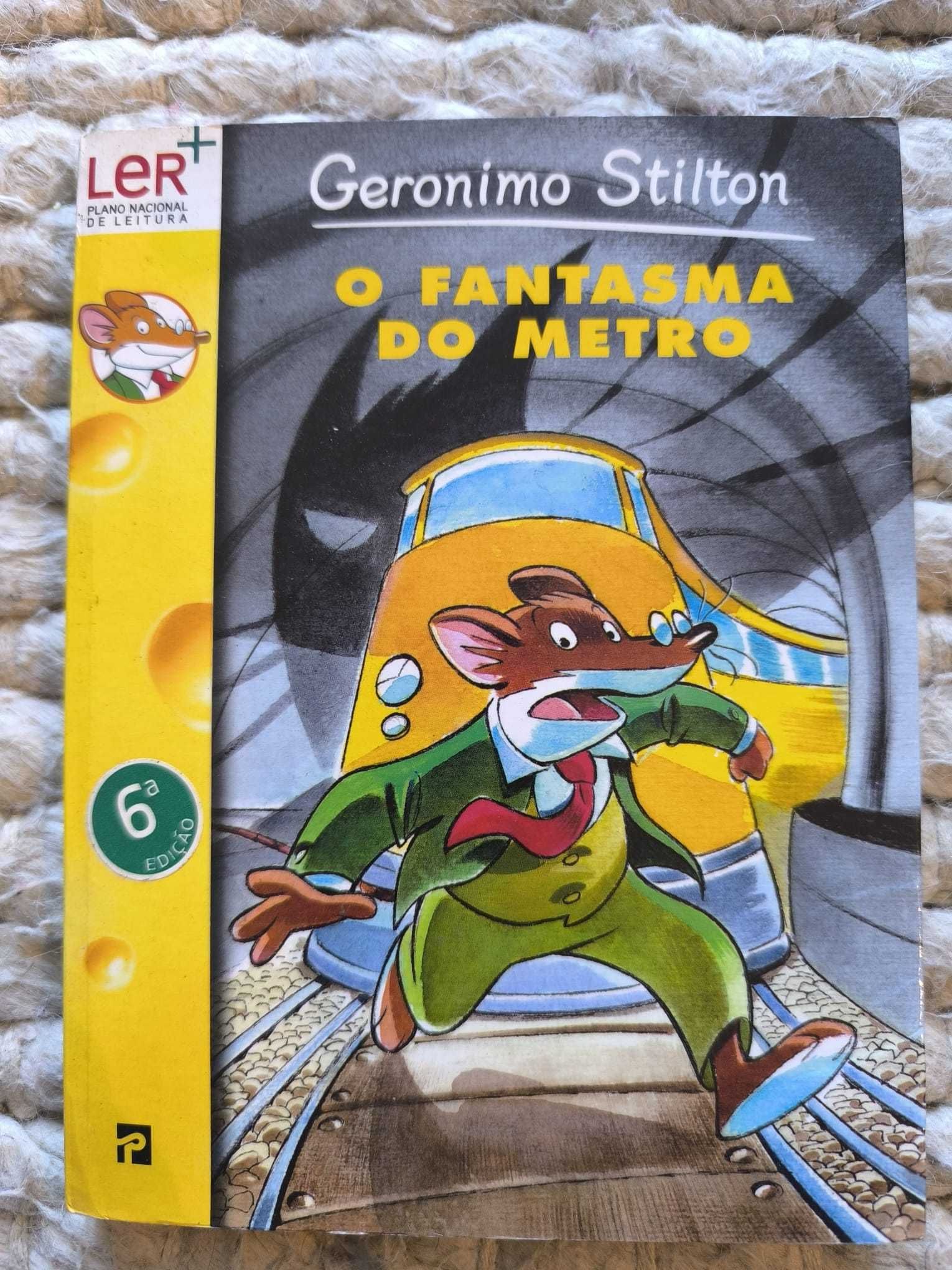Livro "O Fantasma do Metro" de Geronimo Stilton