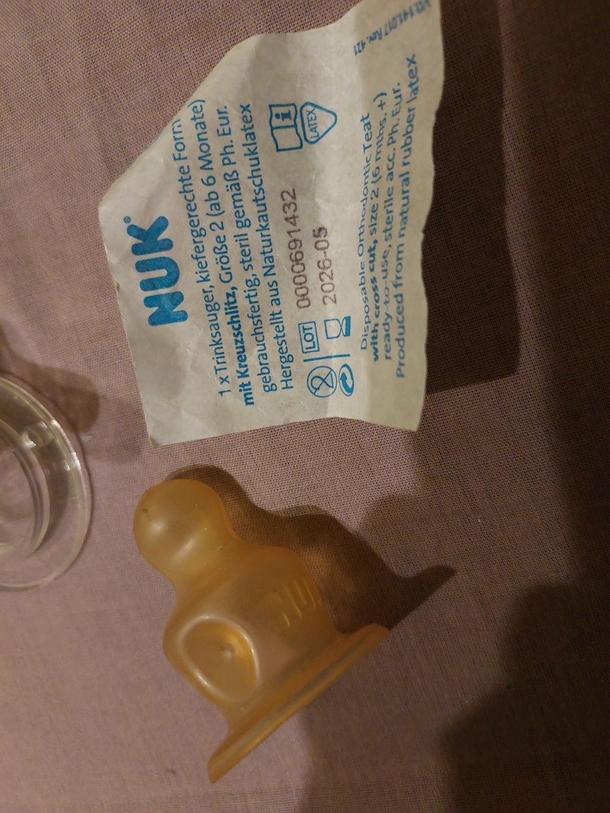 Smoczek ortodontyczny wąski rozm.lateks s