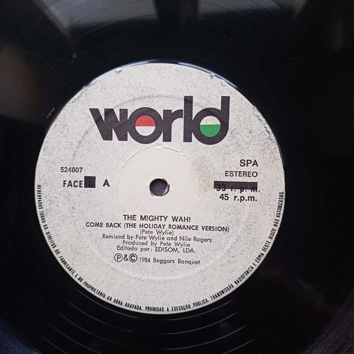 Mighty Wah! 12" Comeback Maxi-Single Pete Wylie