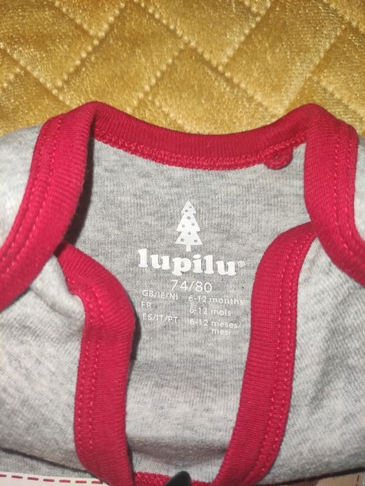 Body świąteczne renifer Lupilu 74/80