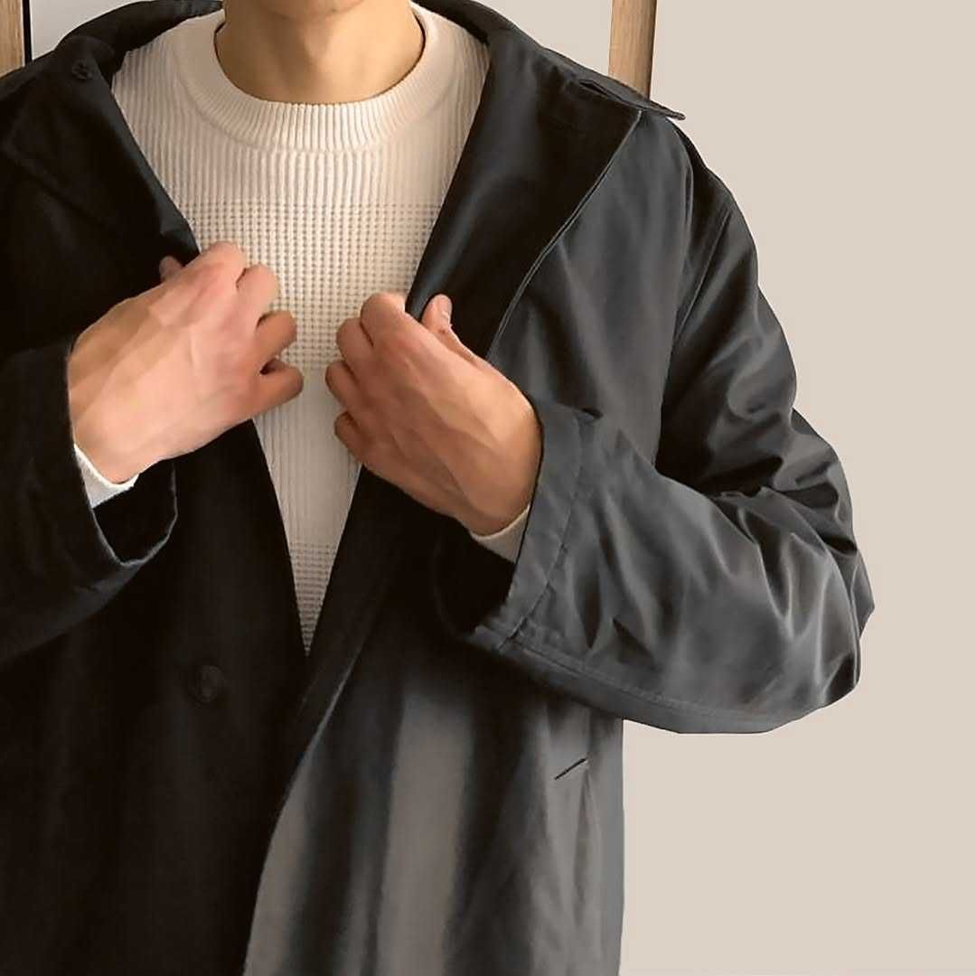 Чоловічий плащ GAP (чорний)