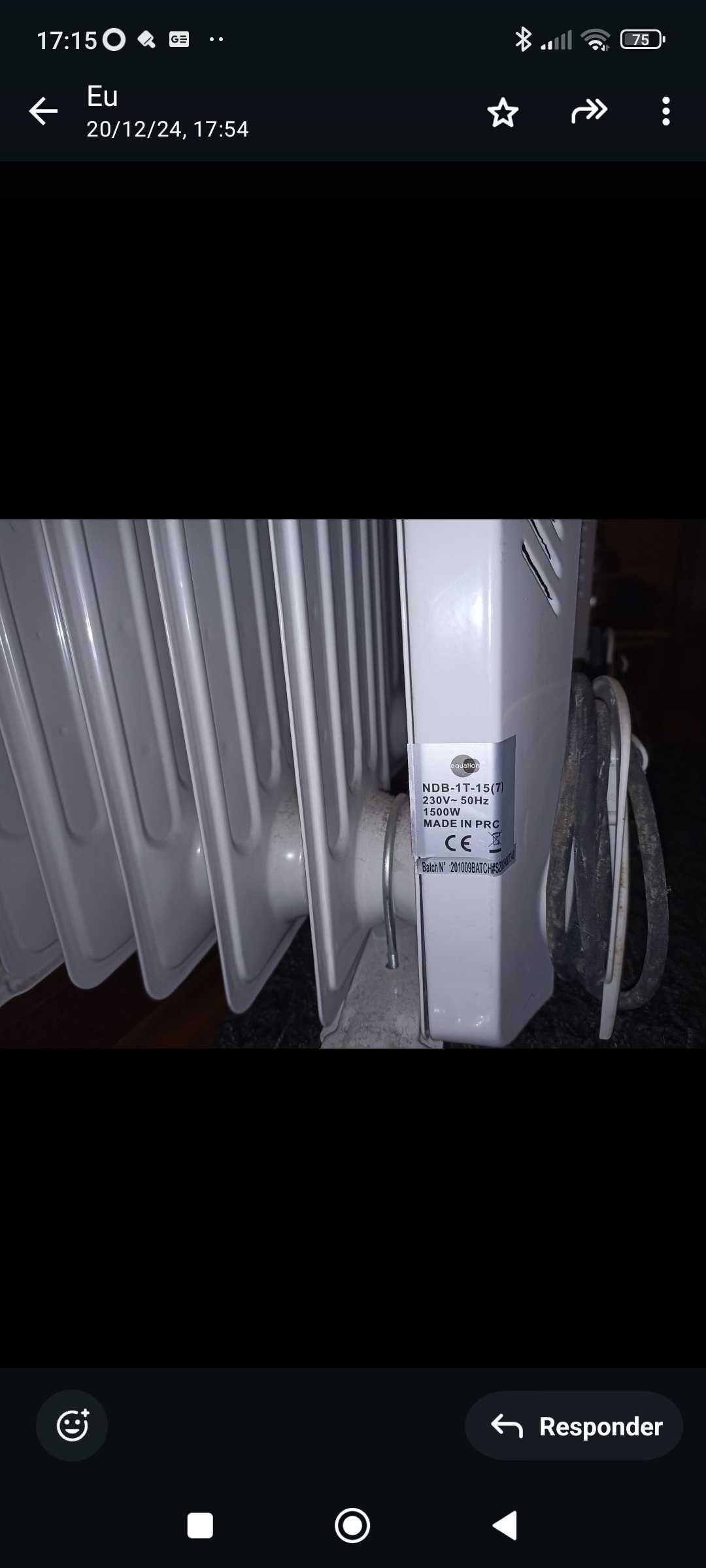 Aquecedores a oleo