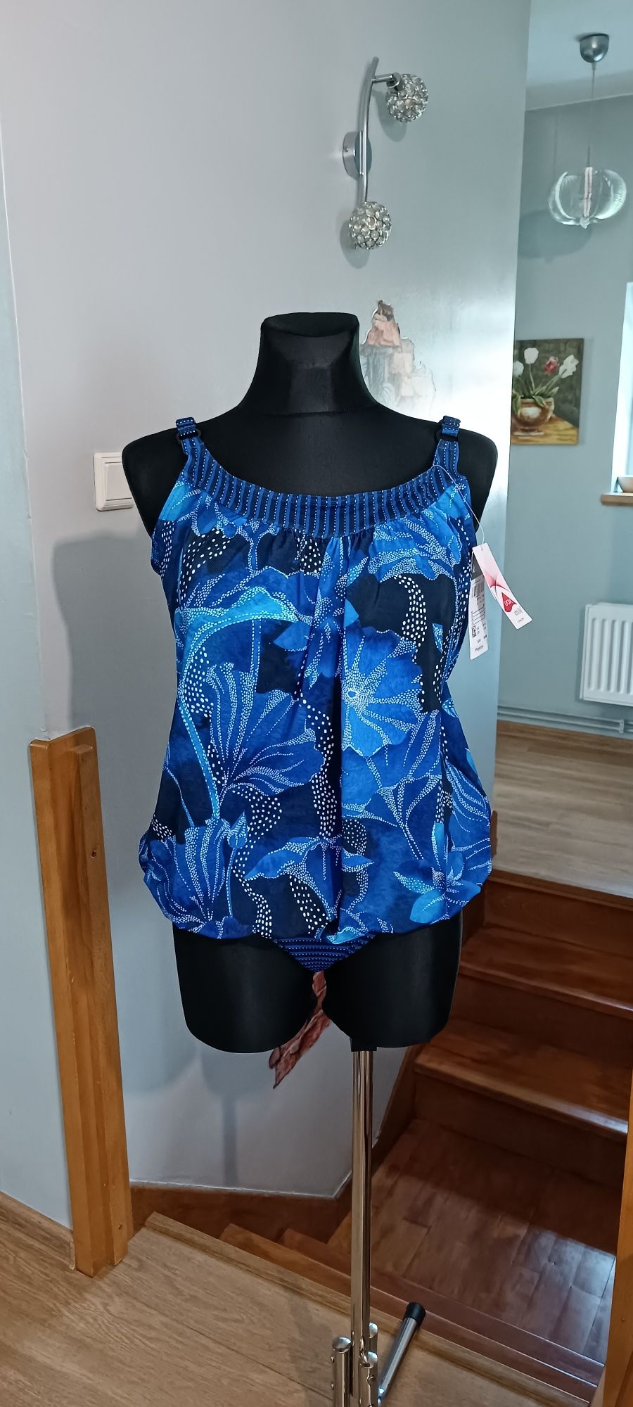 Ulla Popken strój Kąpielowy dwuczęściowy Tankini r. 48/4XL Nowe