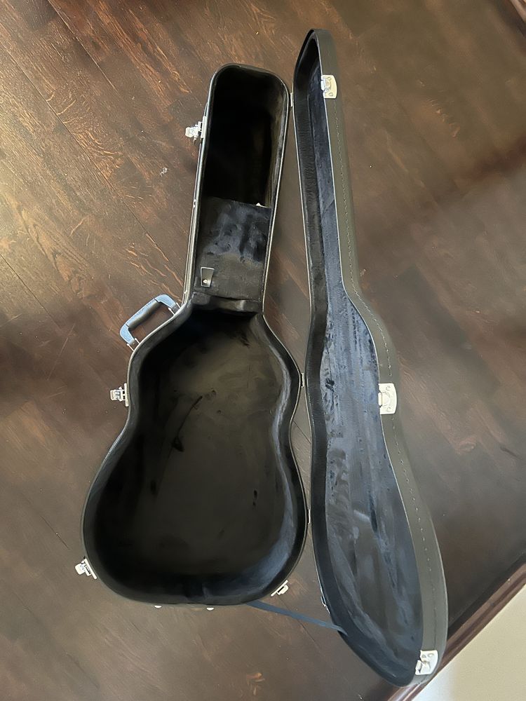 Futerał na gitarę akustyczną twardy case nowy