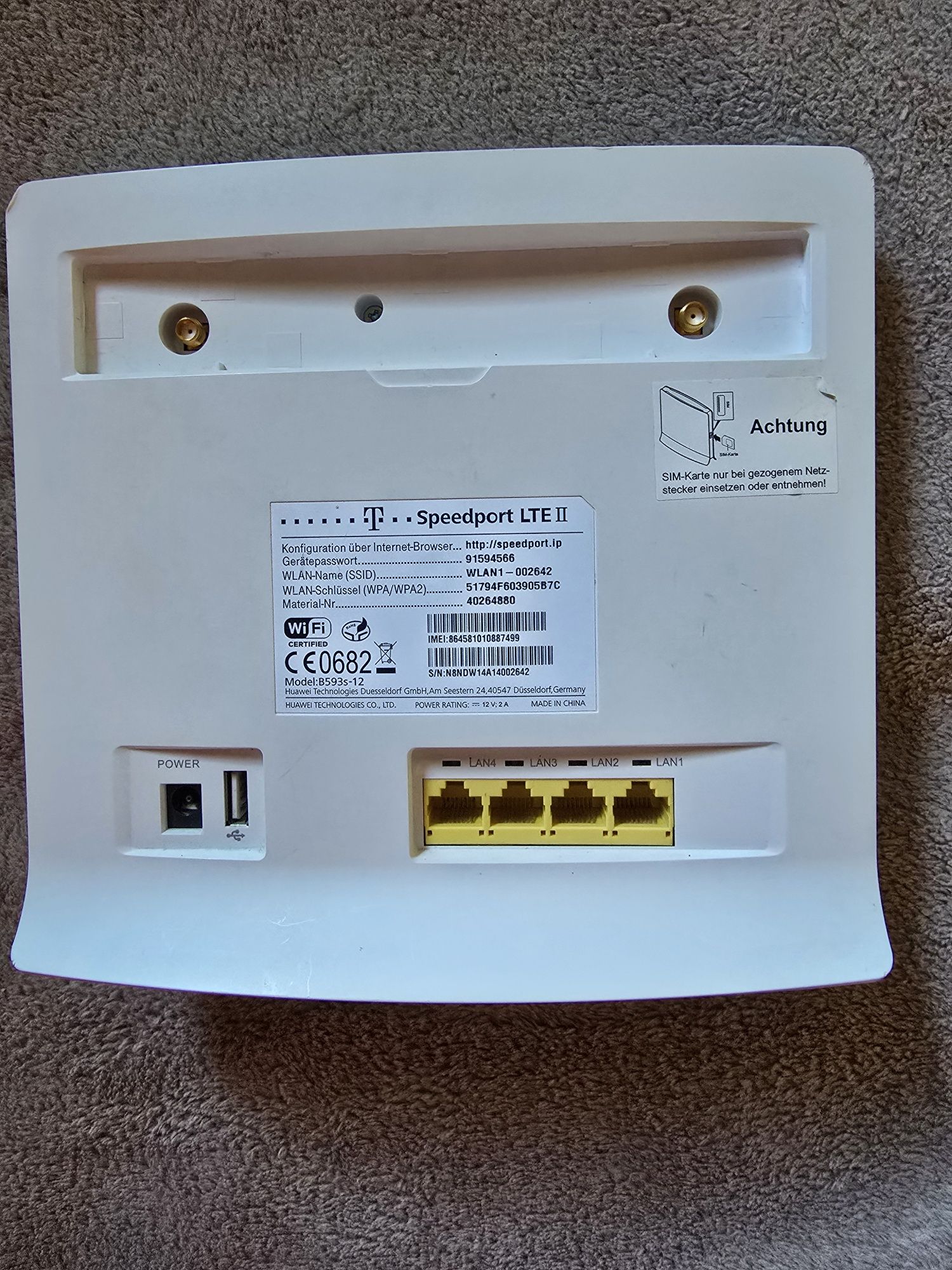 Router Speedport LTE II