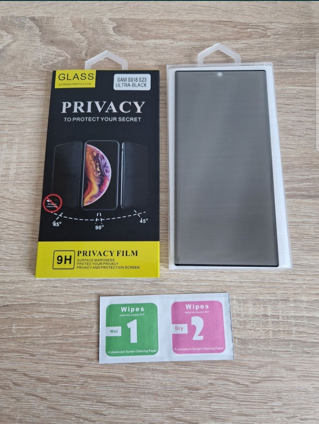 Zestaw do Samsung S23 Ultra Case Color + Szkło Privacy