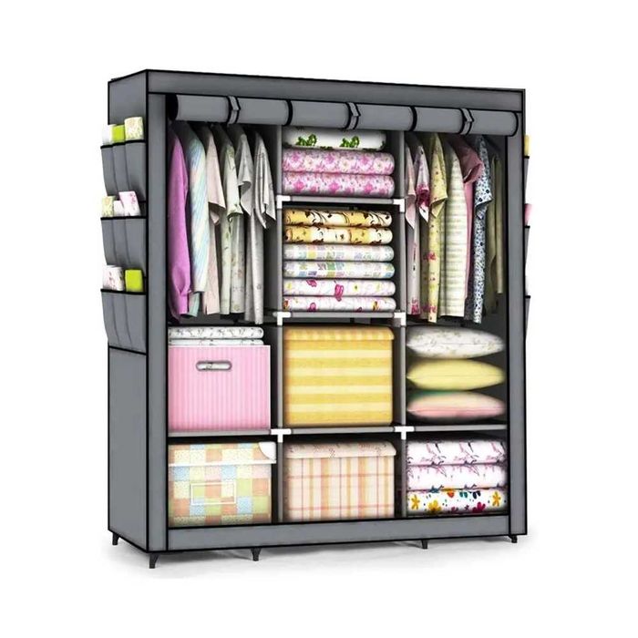 Шафа текстильна складна гардероб для вещей шкаф для одежды