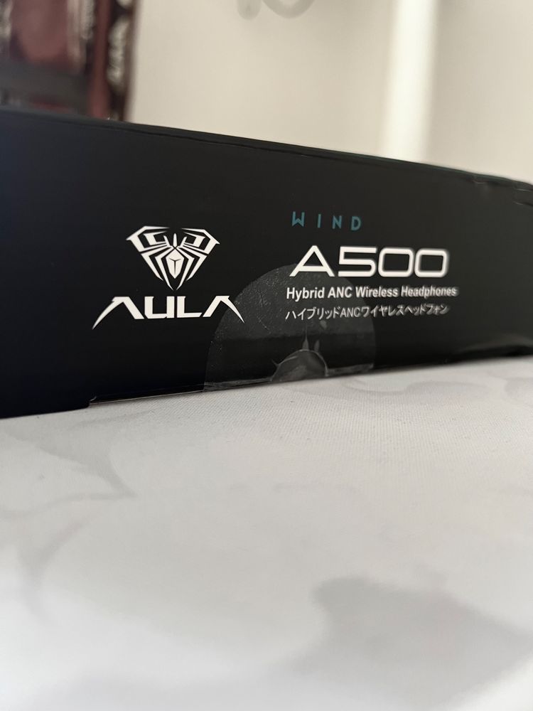 AULA A500 — бездротові/дротові навушники з ANC, 100 годин роботи