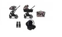 Nowy Wózek 3w1 Cavoe AXO LA ROSE + Fotelik AVIONAUT +Adaptery+ Torba