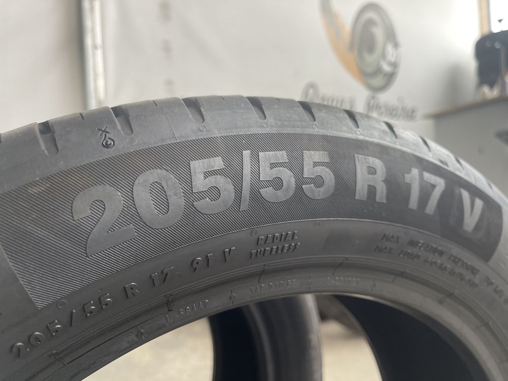Pneus 205-55r17 Continental como novos
