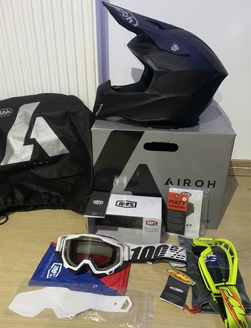 Kask AIROH Wraap STAN IDEALNY! (rozmiar - M) cross enduro quad