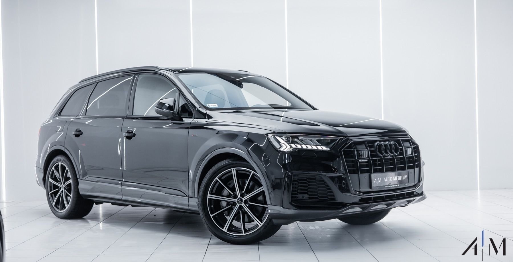 Audi Q7 Salon PL, S-Line, Matrix, Wentylowane fotele, Soft Close, FV23%