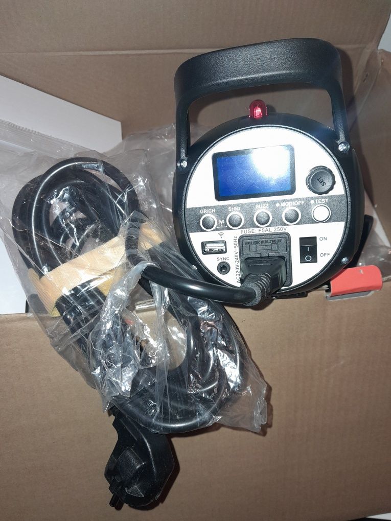 Godox sk400 II studyjna lampa błyskowa 2.4g  wyświetlacz lcd