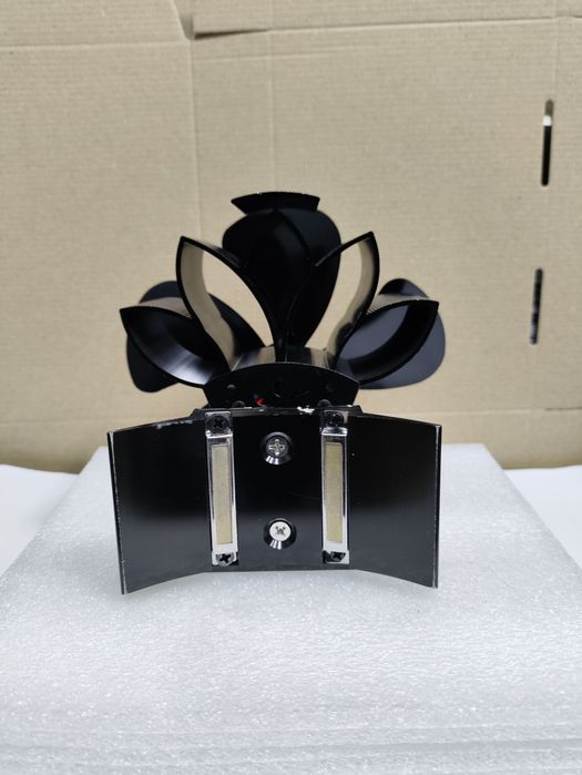 Вентилятор для каміна на димохід магнітний 5 лопатей новий