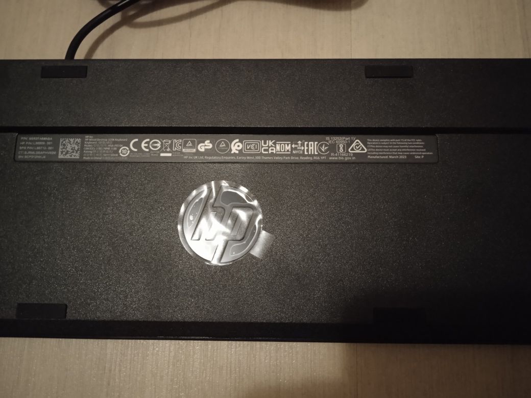 Клавіатура HP Wired Desktop 320K HSA-P010K