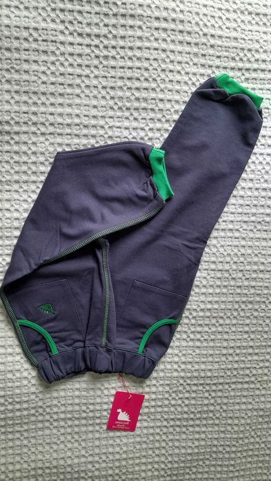 Nowe Spodnie Dresowe granatowe roz. 86 cm firma Smoczek
