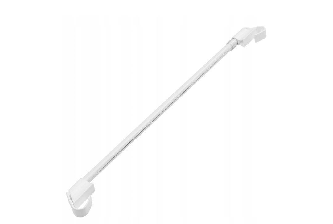 Mini Karnisz Zazdrostka teleskopowa FLEX 75-125 cm bez wiercenia biały