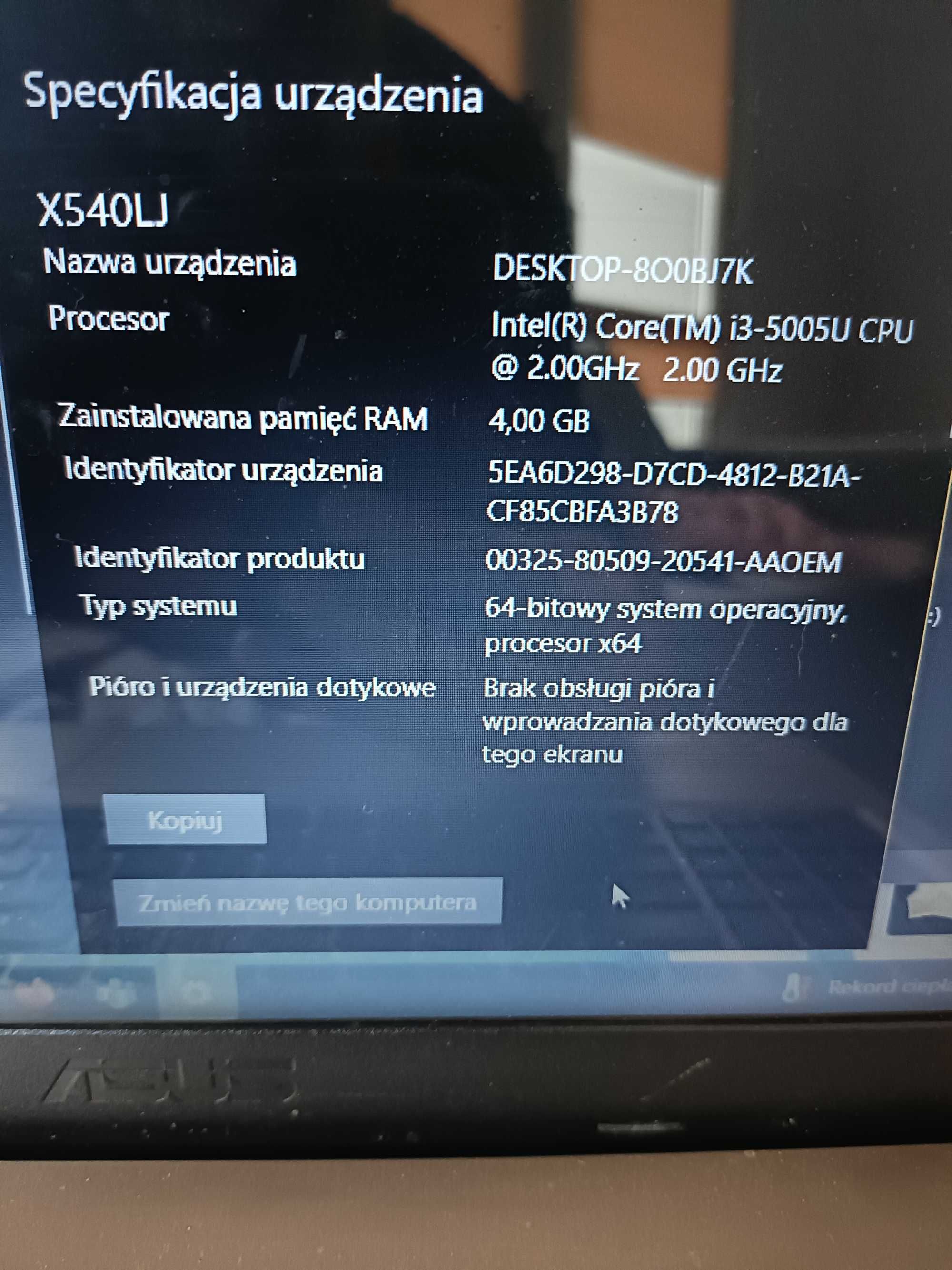 Laptop ASUS notebook PC