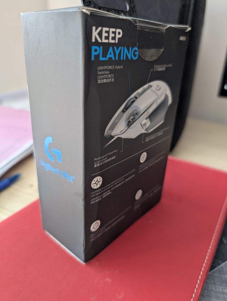 Миша Logitech G502x біла нова