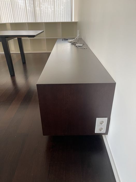 Móvel TV suspenso madeira