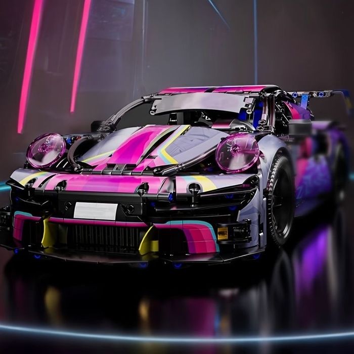 Конструктор Technic Porsche 911 GT-3 Cyberpunk Порш 911 Кіберпанк