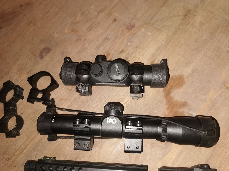 Webley Nemesis 4.5mm 177 pistola de ar Com muitos extras