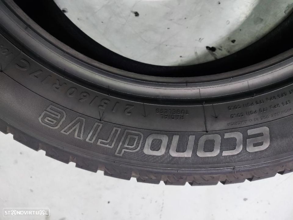 2 pneus semi novos 215-60r17c dunlop - oferta dos portes 110 EUROS