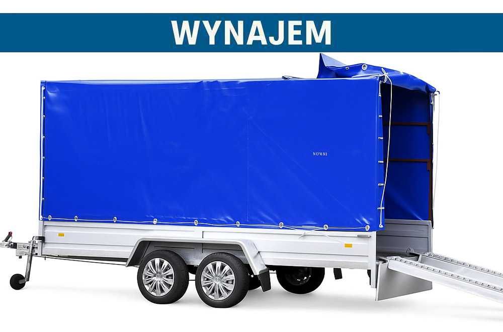 Wynajmę przyczepę: LAWETA DWUOSIOWA DMC 3000 KG Wypożyczalnia