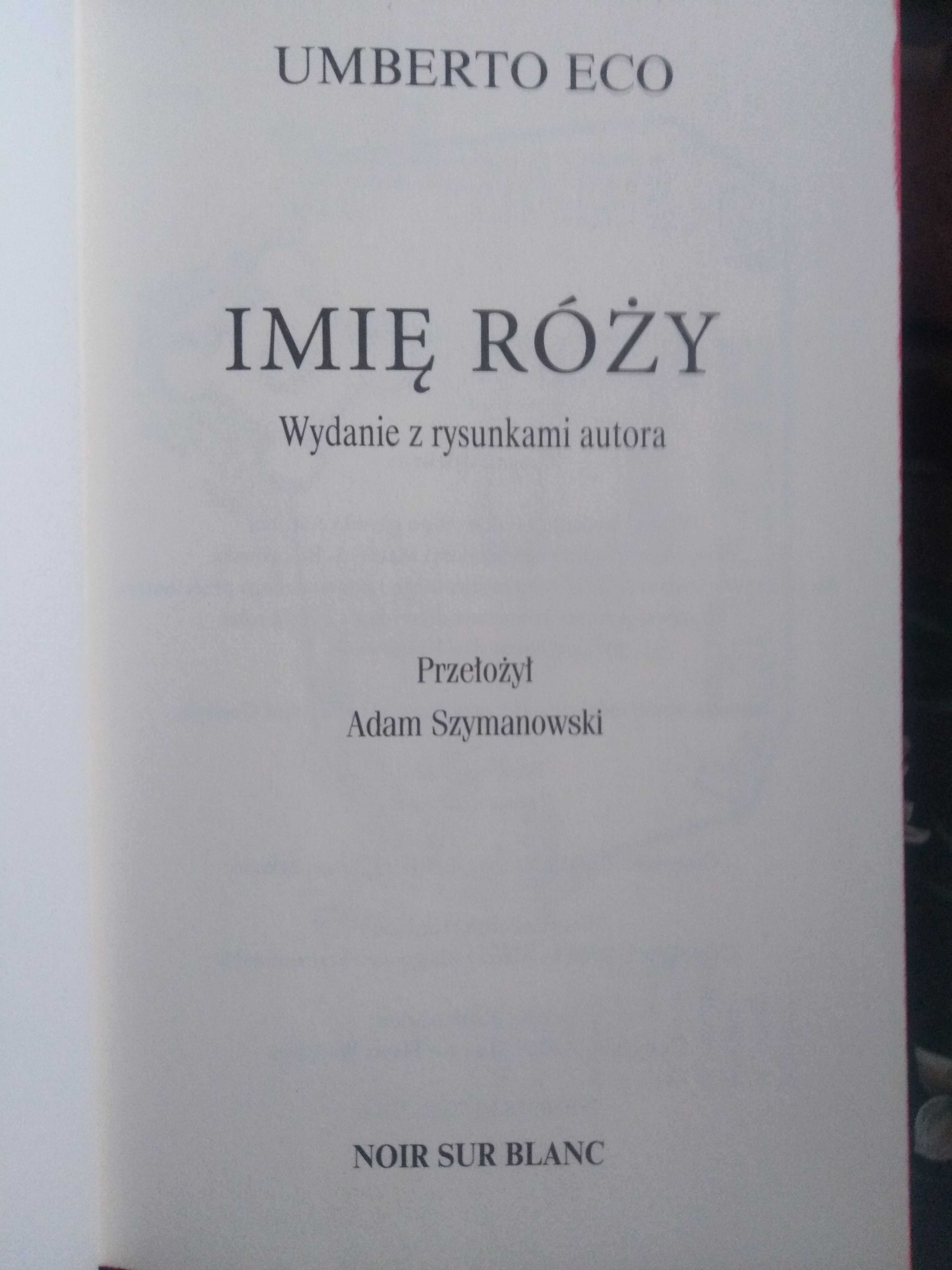 Imię Róży Umberto Eco - wydanie kolekcjonerskie