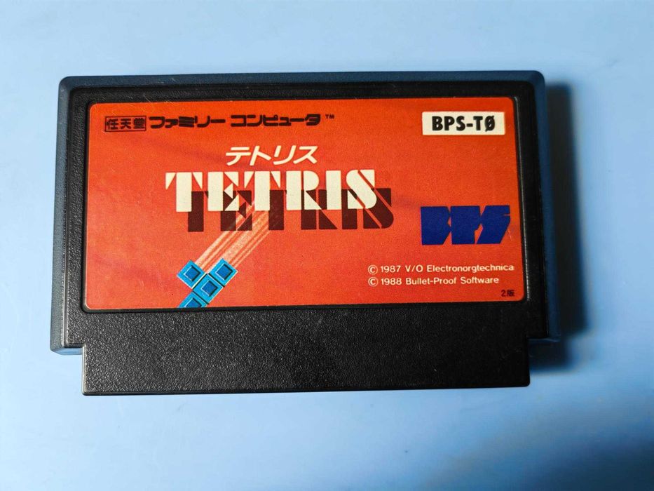 Tetris! na konsolę Nintendo Famicom -czarny, nieskazitelny kartridż =)
