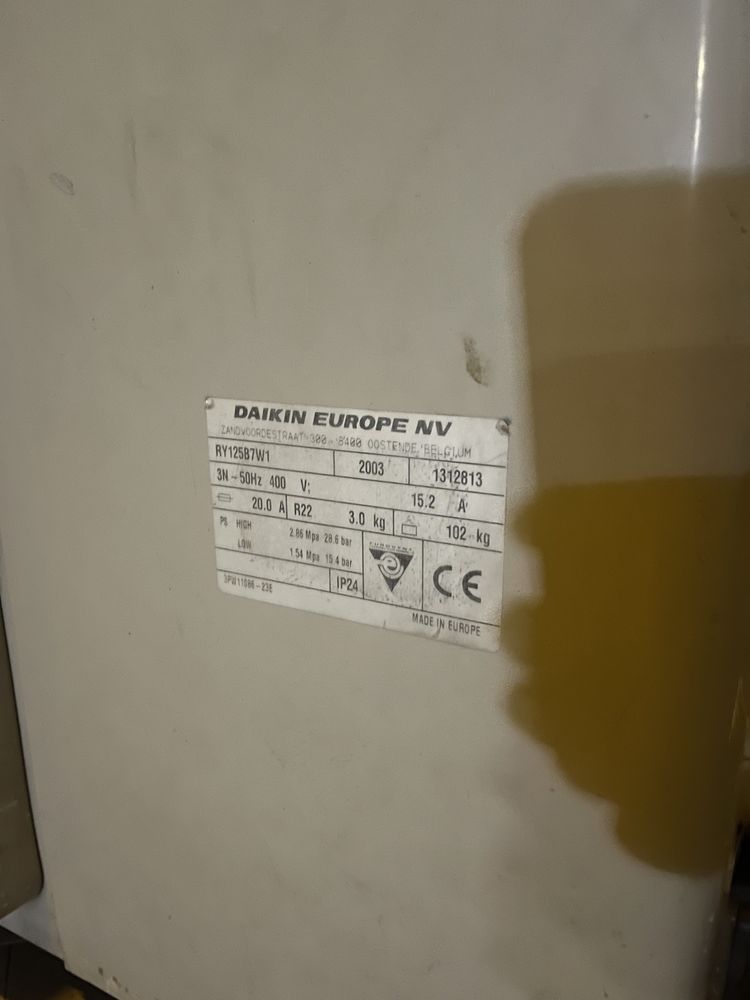 Продам кондиціонер Daikin RY125B7W1 касетний