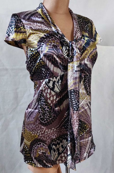 Nowa elegancka koszula bluzka satyna 18/46 44 next biurowa