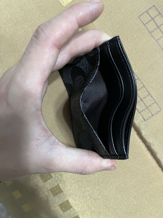 Carteira coach preta nova com caixa