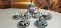 Porcelanowy zestaw kawowo-herbaciany firmy Wałbrzych