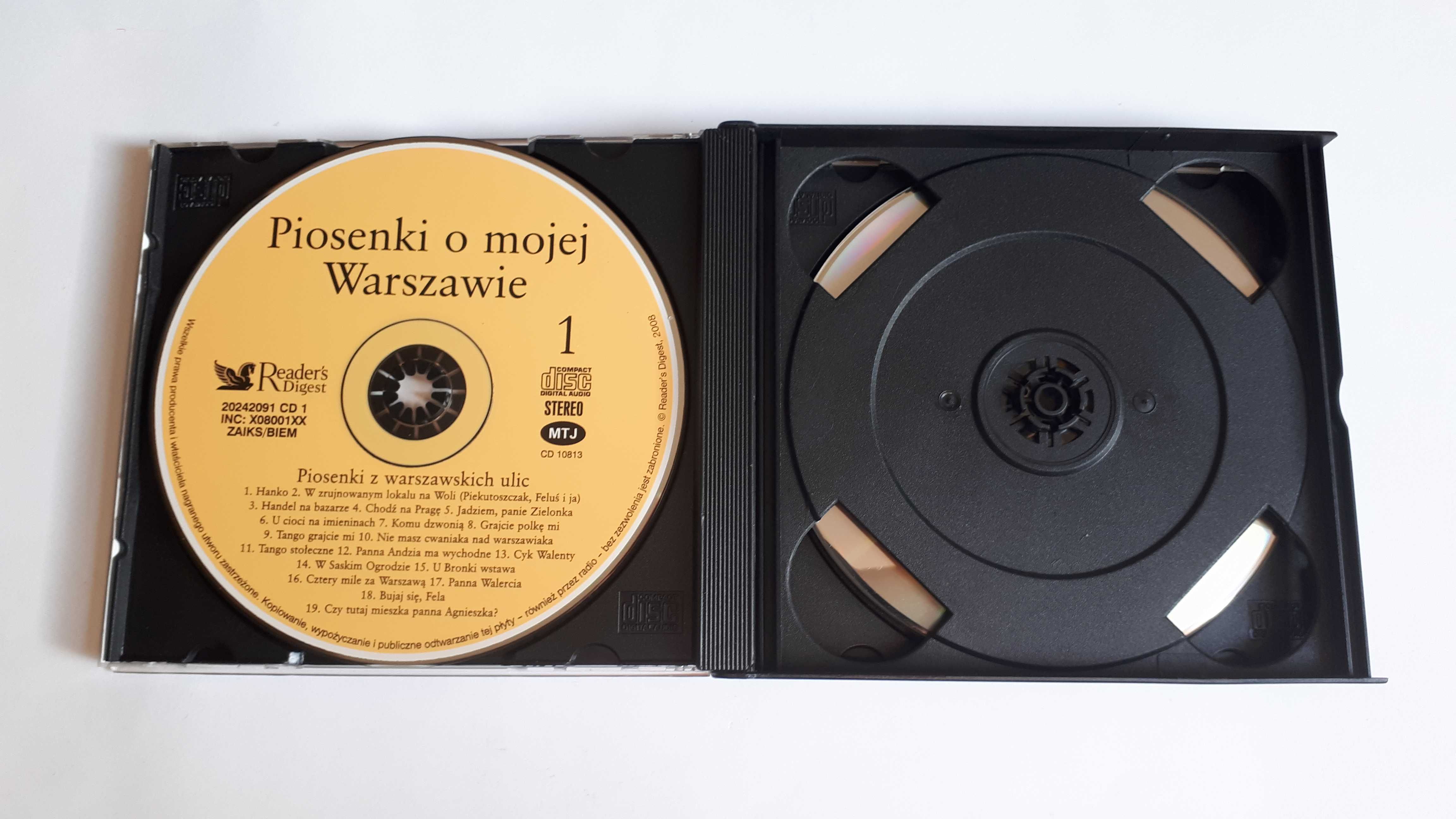 Album 3CD Piosenki o mojej Warszawie