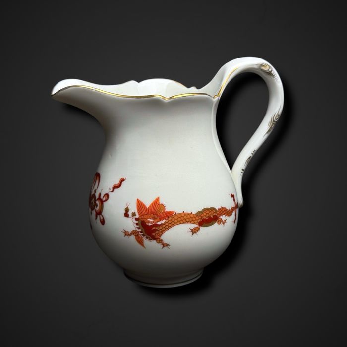 Mlecznik dzbanek Miśnia meissen z motywem smoka b51/10046