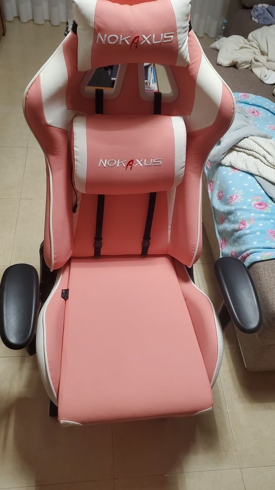 Cadeira gaming Rosa nova
