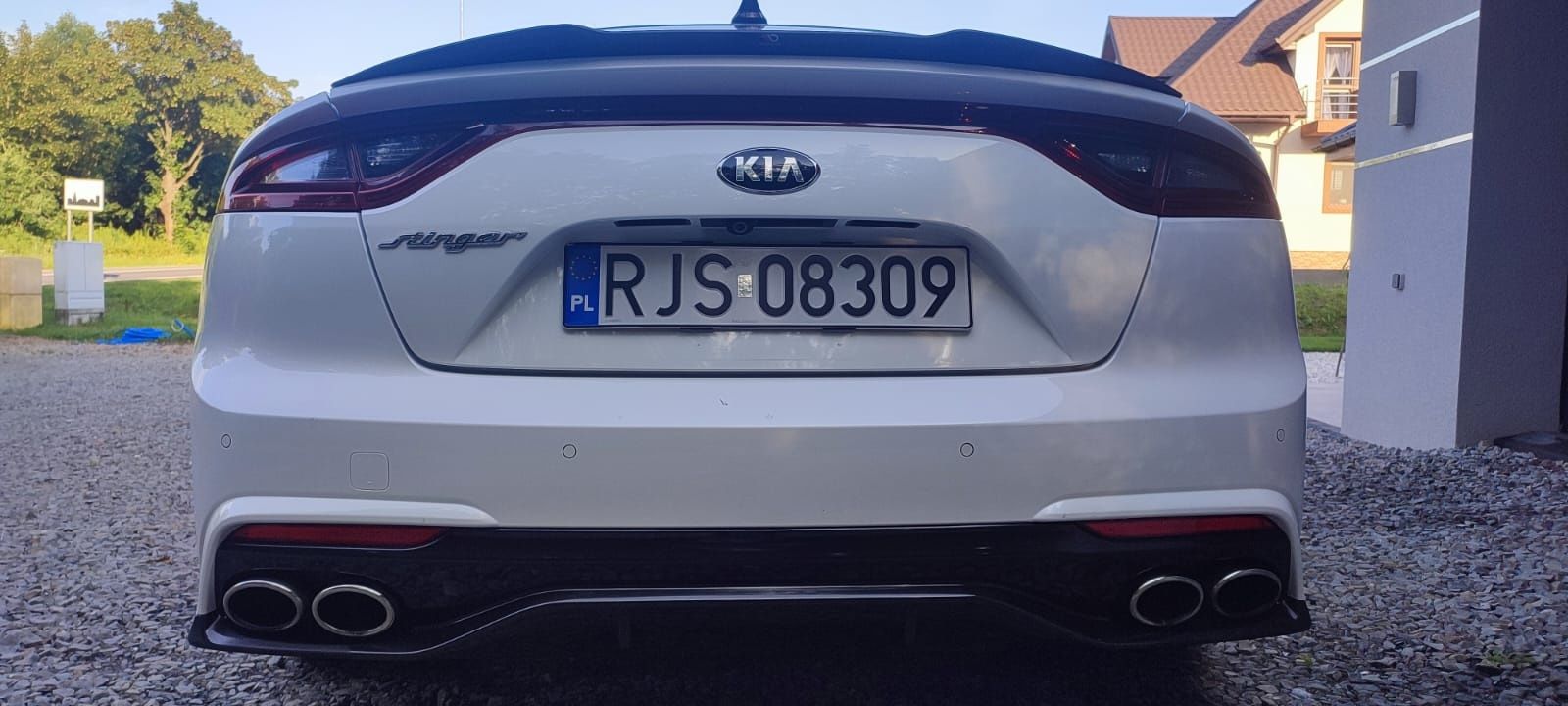 Kia Stinger 2.0 255HP  2018 Bezwypadkowa Biała Perła