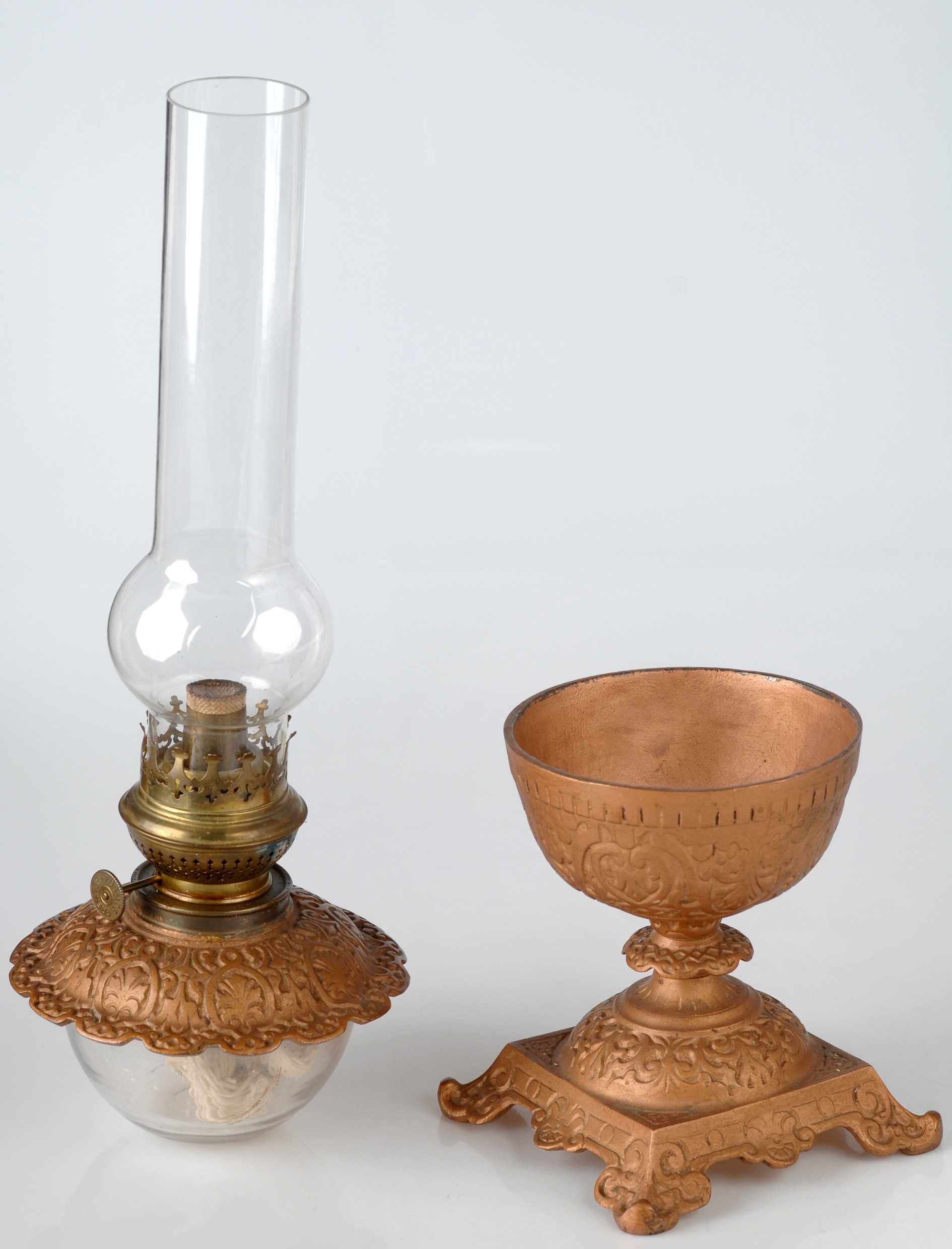 Lampa naftowa przedwojenna metalowa sprawna TANIO