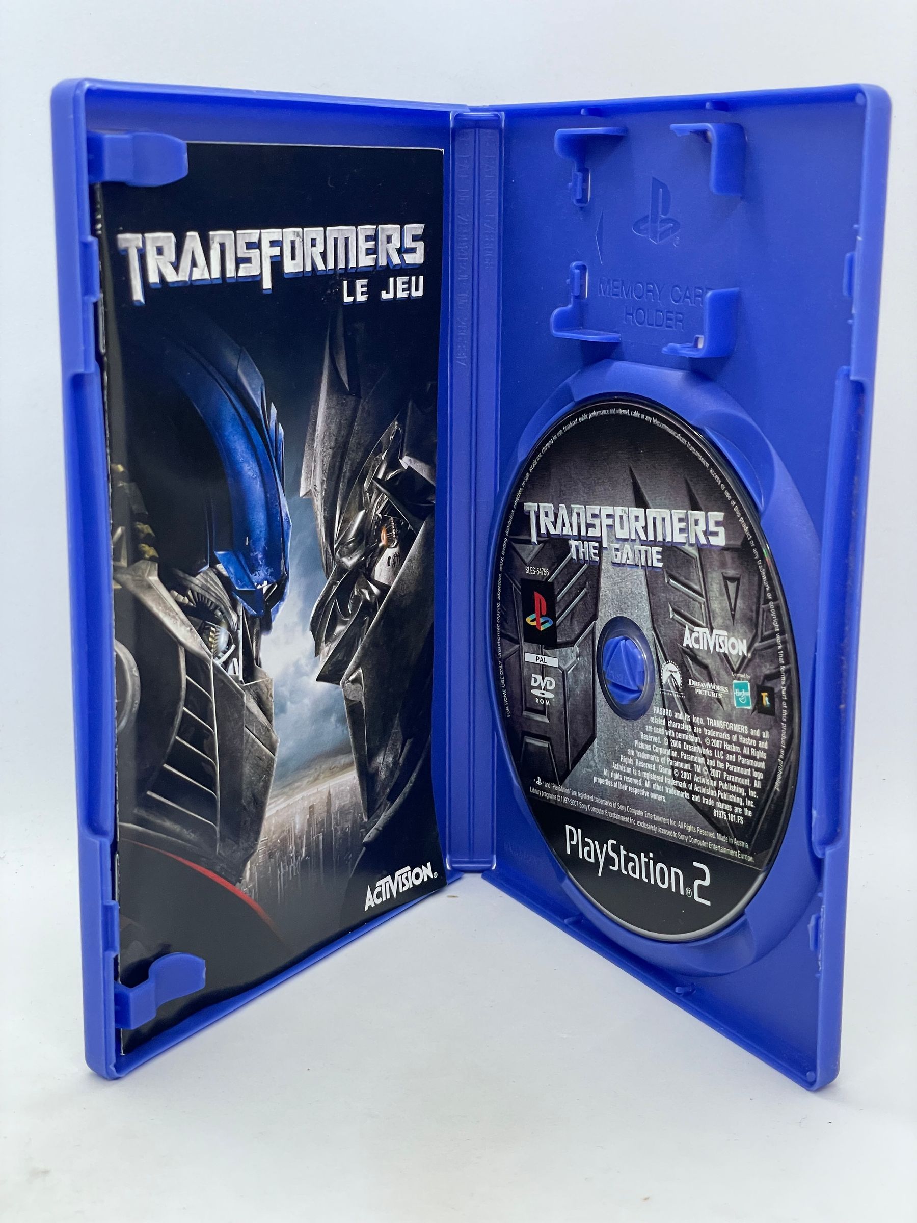 Transformers The Game PS2 (FR) Po Francusku