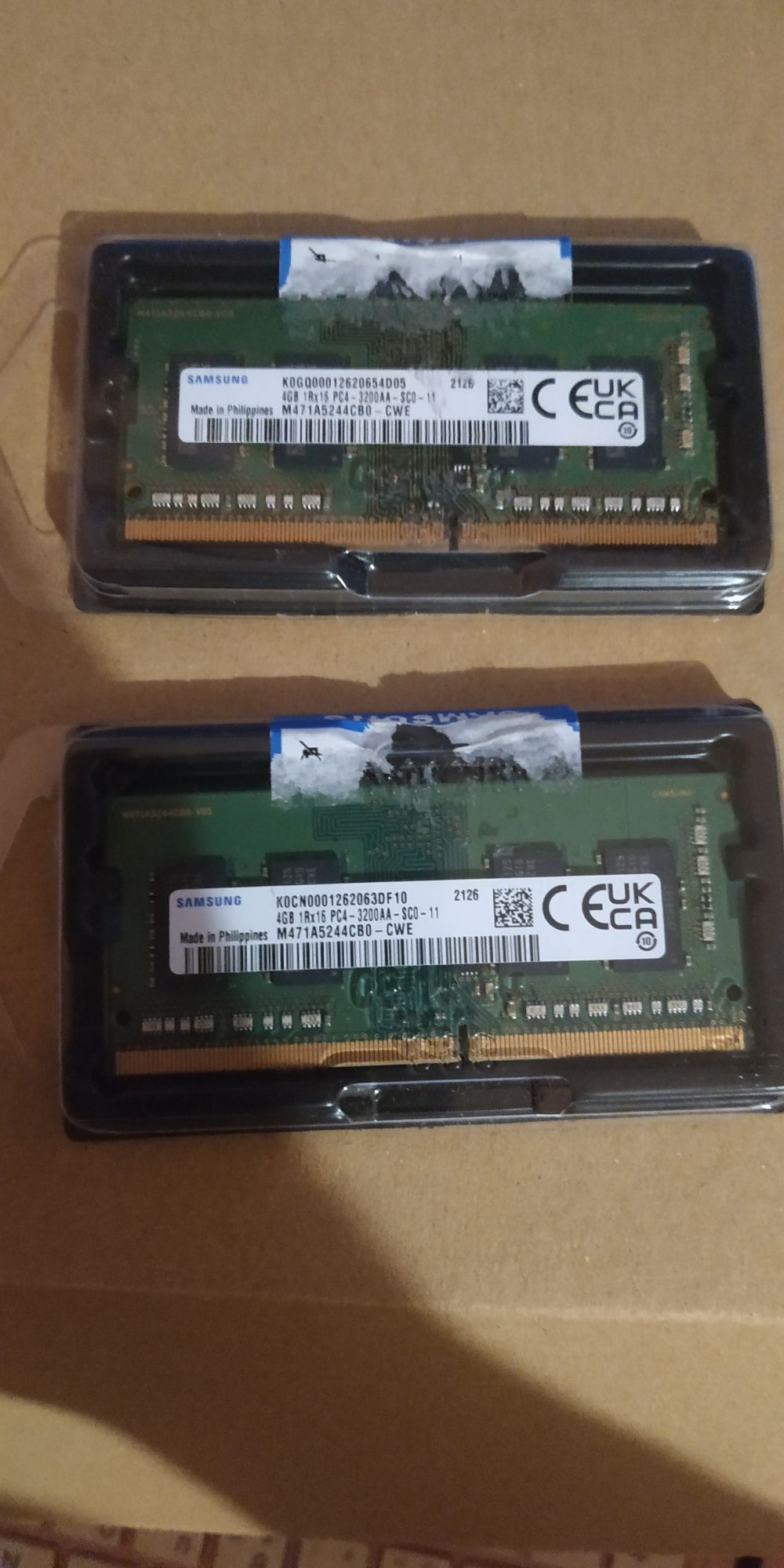 Ddr4 so dimm samsung 3200 16 gb для ноута комплект