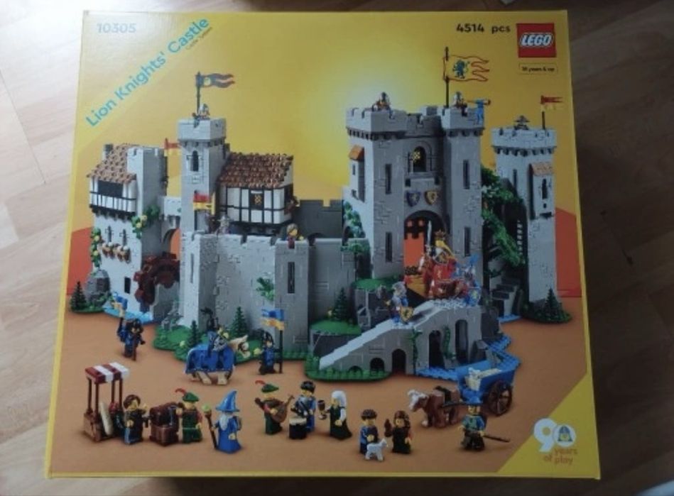 Lego Icons 10305 Zamek rucerzy herbu lew