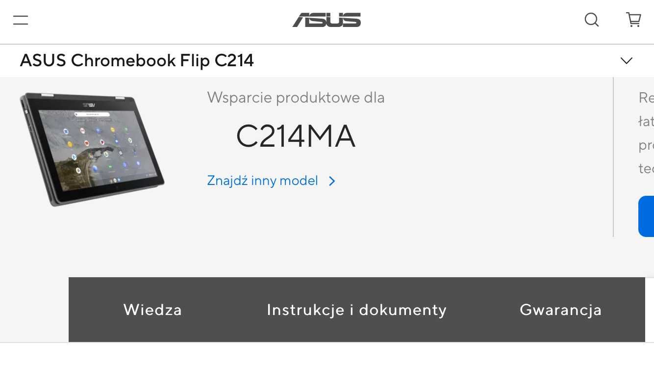 Rewelacyjny i innowacyjny notebook Asus C214MA