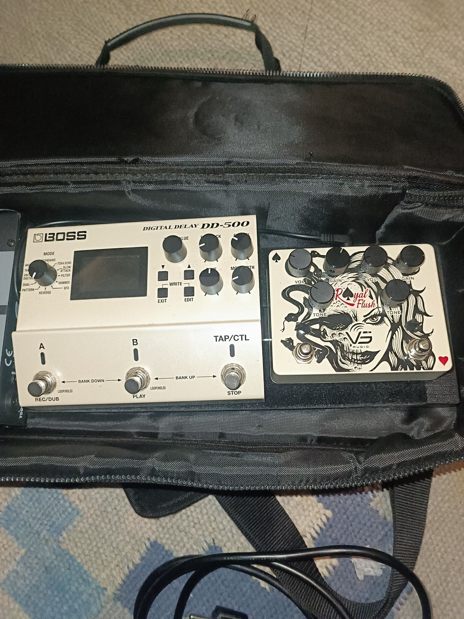 Pedais xotic, vs audio e boss