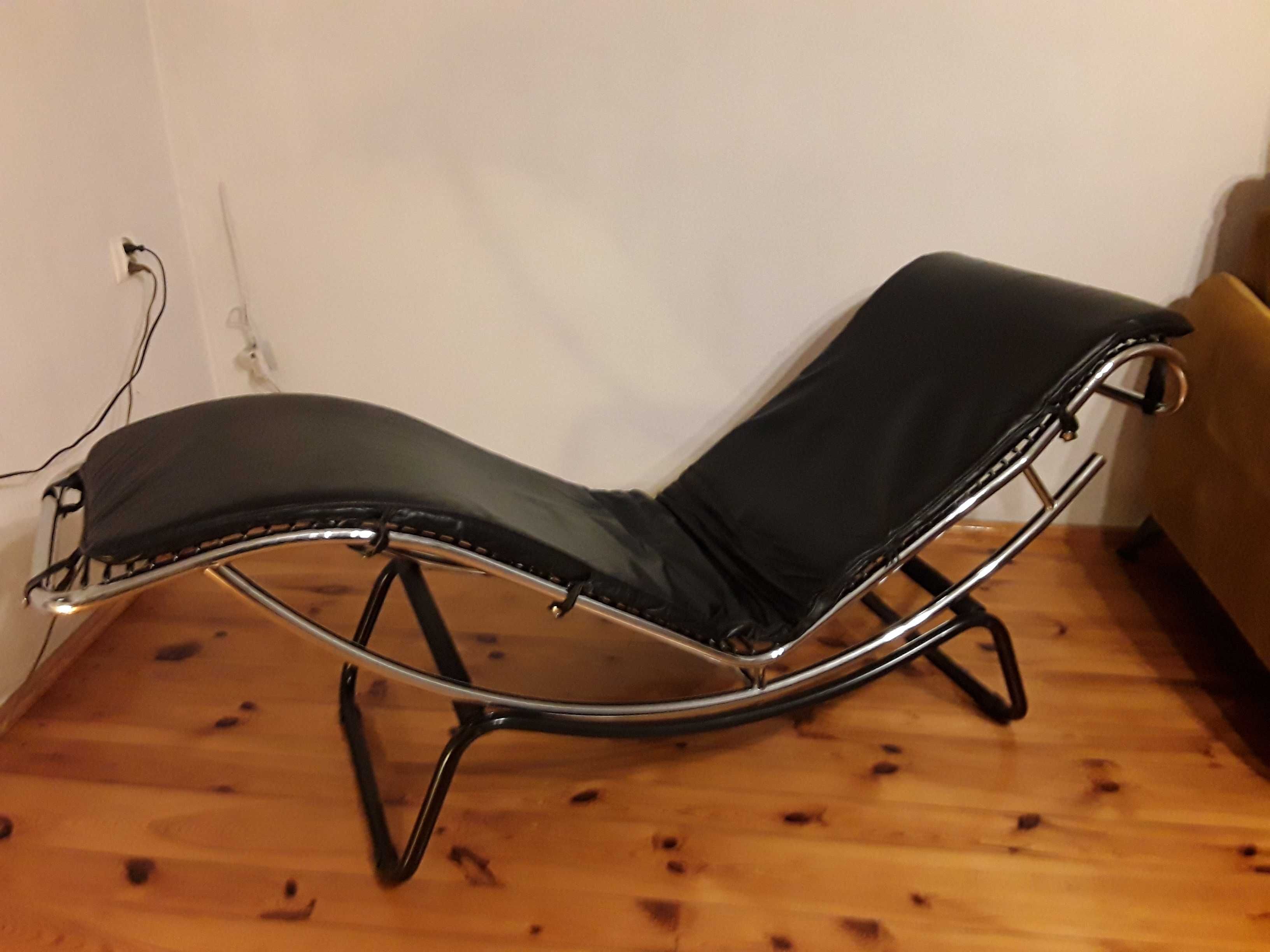 Leżak fotel Le Corbusier LC4 vintage