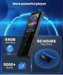 Radio FM dyktafon E-BOOK Odtwarzacz mp3 Odtwarzacz Muzyki Z Bluetooth